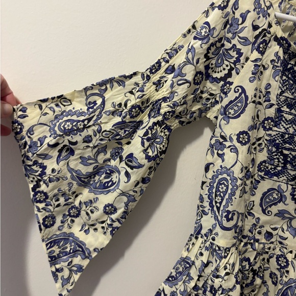 Jak & Peppar by mustard Pie blue boho peasant tunic in size 7 NWT - Picture 9 of 10